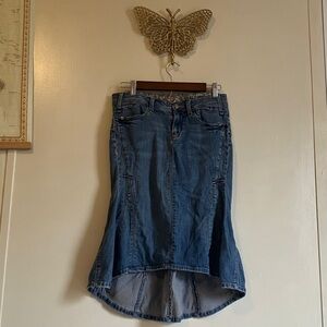 Vintage Candie’s Denim High-Low Skirt